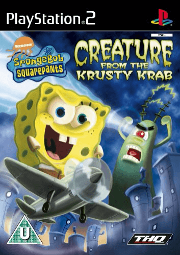 SpongeBob SquarePants Creature from Krusty Krab box art for Playstation 2